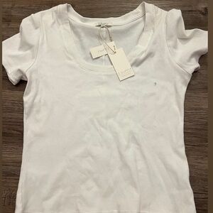 Z Supply White Short Sleeve Tee